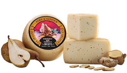 Owczy ser dojrzewający Imbir i Gruszka, Busti, ok.278g
