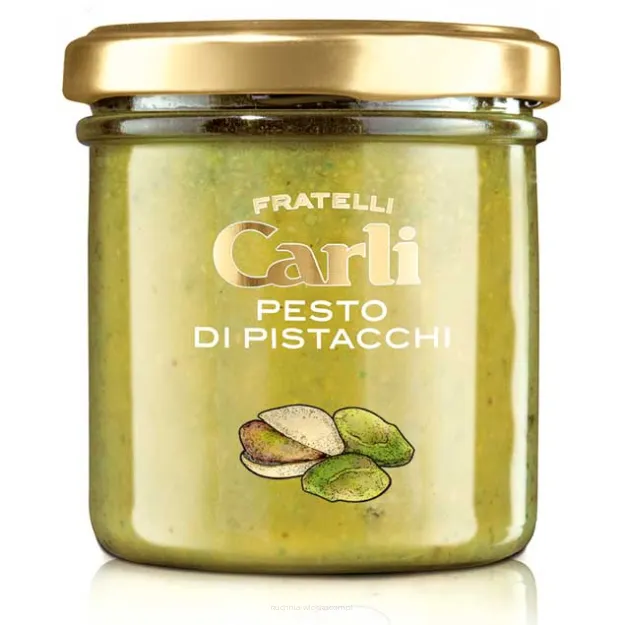 Pesto z Pistacji wytrawne, Carli 130g