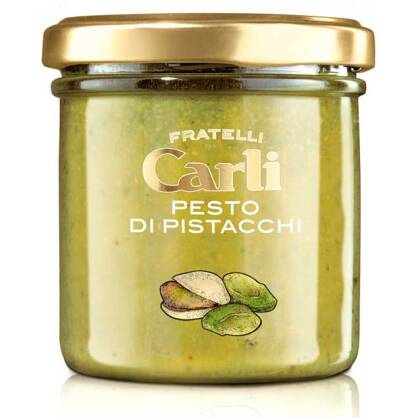 Pesto z Pistacji wytrawne, Carli 130g 