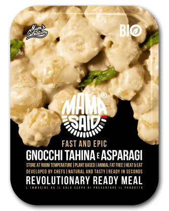 Gnocchi w sosie tahini ze szparagami - danie gotowe vegan 250g