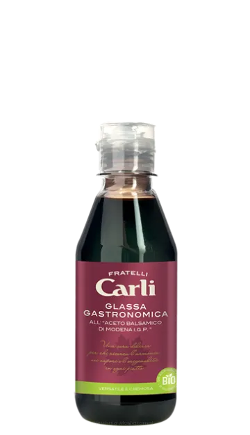 Glazura z octu balsamicznego MODENA IGP BIO 250ml, Carli