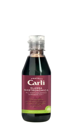 Glazura z octu balsamicznego MODENA IGP BIO 250ml, Carli