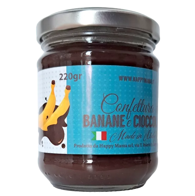 Konfitura z bananów i czekolady 330g