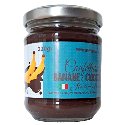 Konfitura z bananów i czekolady 330g