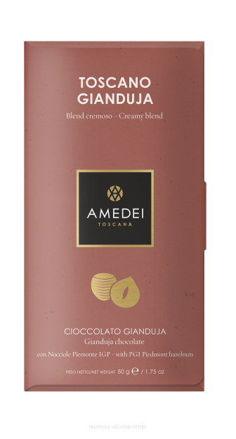 Gianduja - czekolada Amedei orzechowa 50g