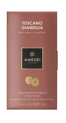Gianduja - czekolada Amedei orzechowa 50g