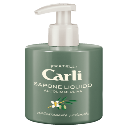 Mydło Marsylskie w płynie z oliwą z oliwek, butelka z pompką, Carli 300ml