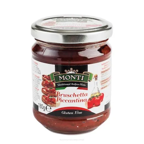 Salsa Bruschetta pikantna bezglutenowa 180g 