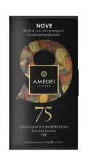 'Nove' - Czekolada Amedei ciemna extra 75%, 50g
