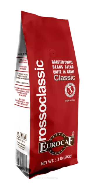 Kawa ziarnista Rosso Classic Eurocaf, 500g