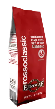 Kawa ziarnista Rosso Classic Eurocaf, 500g