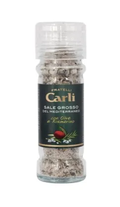 Sól morska z oliwkami i rozmarynem, 95g, Carli