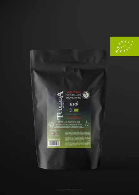 Kawa Tuberga Premium 100% Arabica BIO ziarnista, 500g