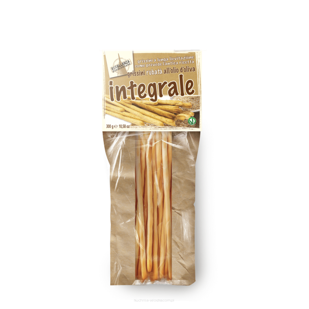 Grissini Rubata' z Mąką pełnoziarnistą, 300g, Derby