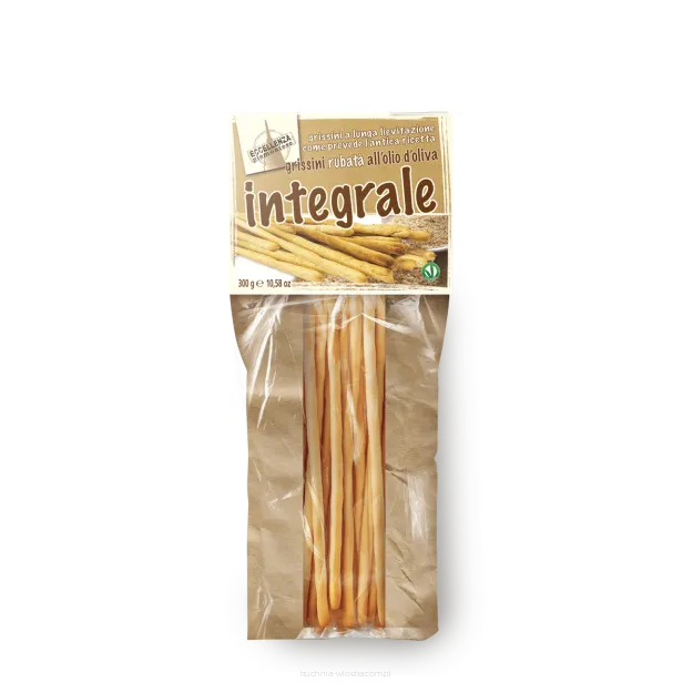 Grissini Rubata' z Mąką pełnoziarnistą, 300g, Derby