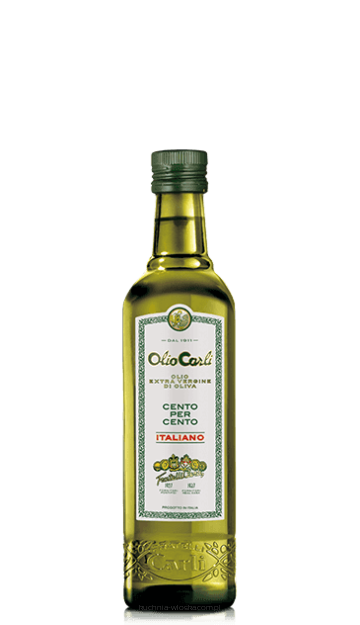 Oliwa z oliwek extra vergine 100% włoska  Carli, 500ml