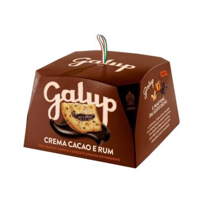 Panettone z kremem kakaowym i rumem, Galup, 900g
