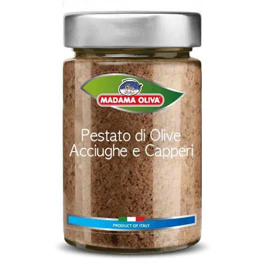 Tapenada - pasta z oliwek, anchois i kaparów, 190g