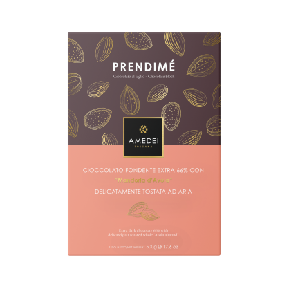 Prendime' czekolada ciemna z migdałami, 500g