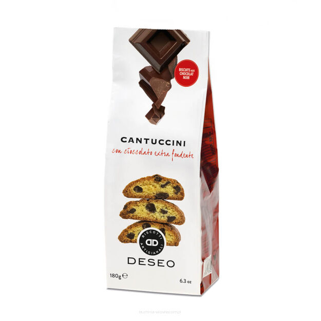 Cantuccini z Gorzką Czekoladą, 180g