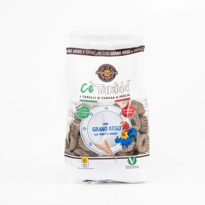 Taralli z paloną pszenicą "Grano Arso" 300g