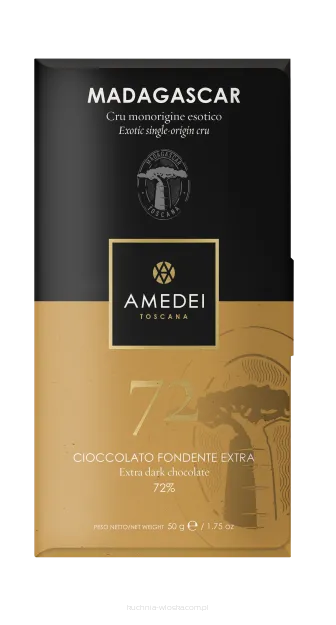 CRU Madagascar - czekolada Amedei ciemna 72%, 50g