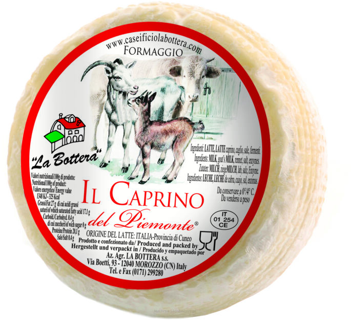Ser z mleka koziego i krowiego - Caprino Piemonte, 250g