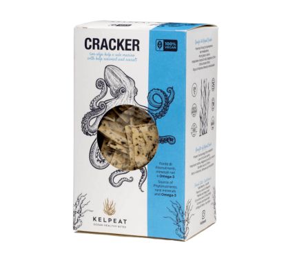 Mediterranean Umami - krakersy z algami Kelp i tymiankiem, 100g