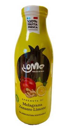 Naturalny sok z granatu z dodatkiem imbiru i cytryny, wyciskany na zimno, 500ml