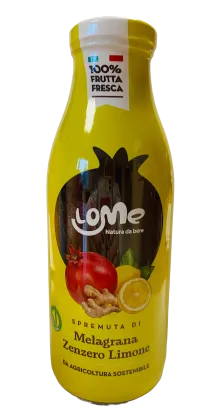 Naturalny sok z granatu z dodatkiem imbiru i cytryny, wyciskany na zimno, 500ml