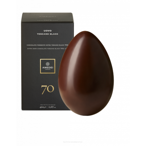 Jajko czekoladowe Amedei Toscano Black70, 80g