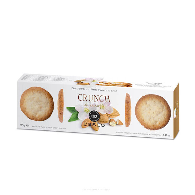Ciasteczka migdałowe Crunch Amaretto, Deseo, 115g