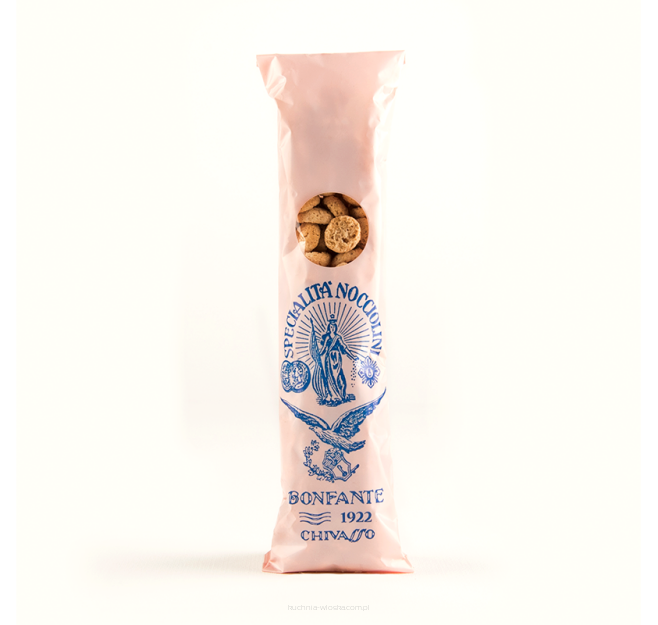 Nocciolini - mini ciasteczka z orzechów laskowych, 50g