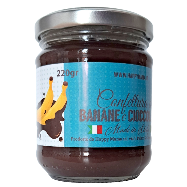 Konfitura z bananów i czekolady 220g