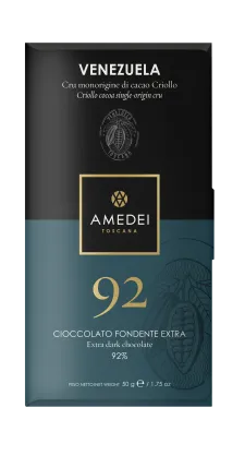 CRU Venezuela - czekolada Amedei ciemna 92%, 50g