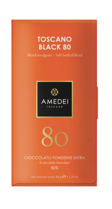 Toscano Black 80 - ciemna czekolada Amedei 80%