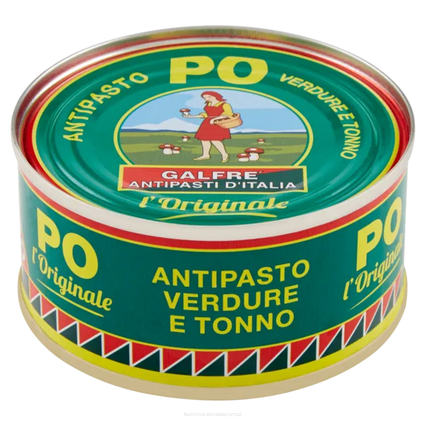 Antipasto PO - piemoncki mix warzyw i tuńczyka w słodko-kwaśnym sosie z pomidorami 1700g, Galfre'