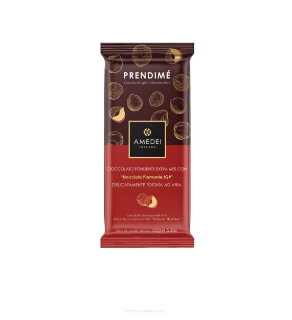 Prendime' czekolada ciemna z całymi orzechami, 150g