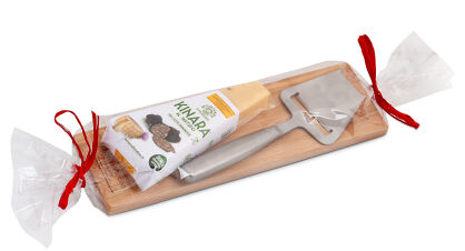 Zestaw prezentowy Kinara truflowa, deseczka, tarka do serów