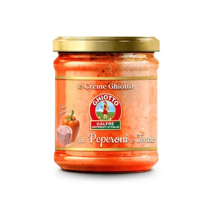 Krem z papryki i tuńczyka, z oliwą z oliwek, bezglutenowy 140g, Galfre'