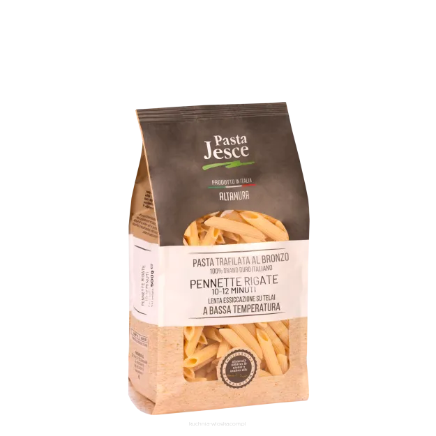 Makaron Pennette Rigate z pszenicy durum, 500g, Pasta Jesce