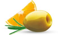 Oliwki zielone z pomarańczą i rozmarynem, 300g