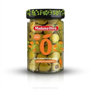 Oliwki zielone z pomarańczą i rozmarynem, 300g