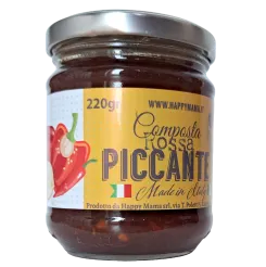 Composta Rossa Piccante - konfitura z papryki, jabłek i cebuli 220g
