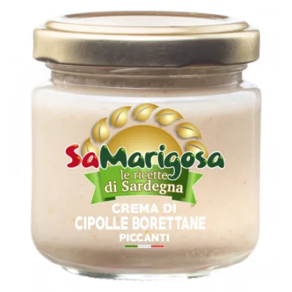 Krem z cebulek "Borettane" pikantny, 90g