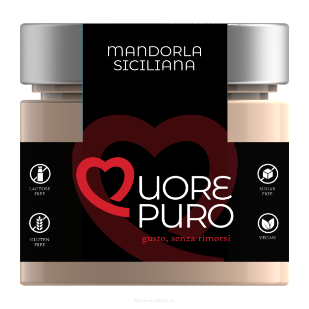 Krem migdałowy, bezglutenowy, bez cukru 125g