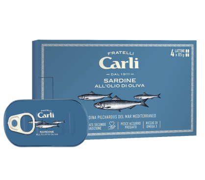 Sardynki w oliwie z oliwek, Carli, 85g