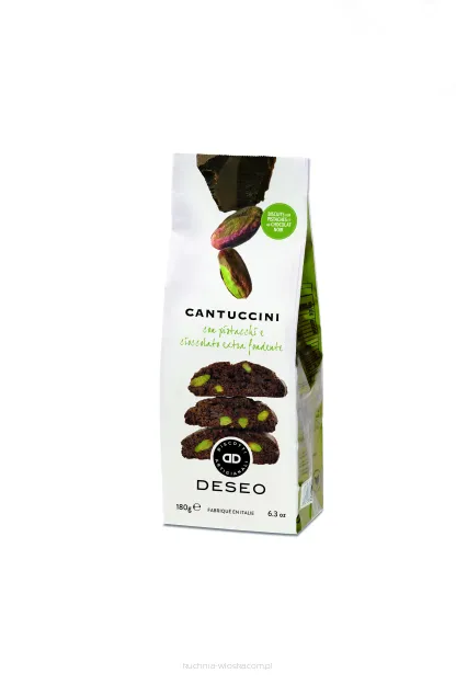 Cantuccini Pistacje i Ciemna czekolada, 180g