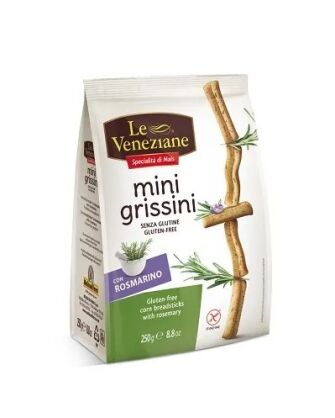 Grissini bezglutenowe z rozmarynem, 250g