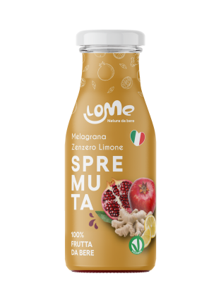 Naturalny sok z granatu z dodatkiem imbiru i cytryny, wyciskany na zimno, 200ml